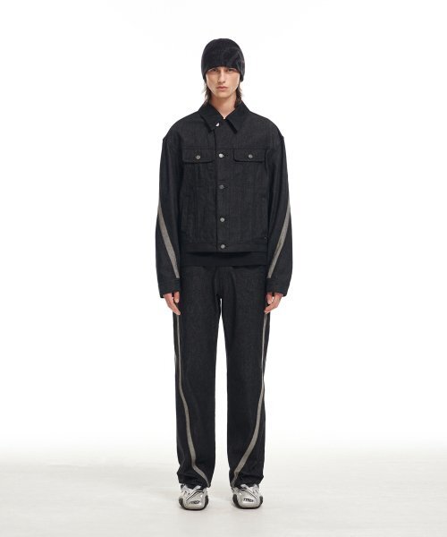 ADDOFF(アドオフ)の「WAVE CURL LINE DENIM JACKET BLACK(デニムジャケット・レディース・その他・LARGE/MEDIUM/SMALL)」の17枚目の写真