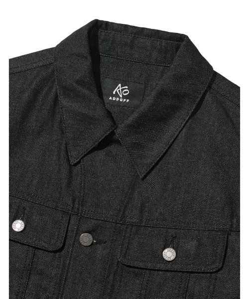 ADDOFF(アドオフ)の「WAVE CURL LINE DENIM JACKET BLACK(デニムジャケット・レディース・その他・LARGE/MEDIUM/SMALL)」の6枚目の写真