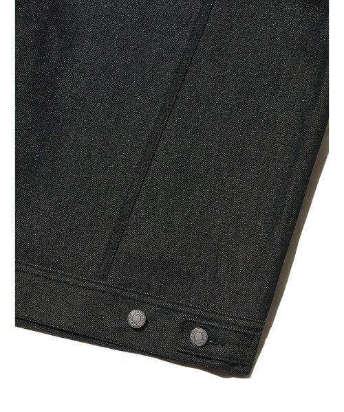 ADDOFF(アドオフ)の「WAVE CURL LINE DENIM JACKET BLACK(デニムジャケット・レディース・その他・LARGE/MEDIUM/SMALL)」の9枚目の写真