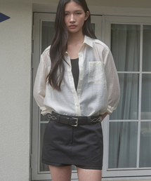 SIGREAT（シグレート）の「コットンミニスカートショーツ_ブラック（その他パンツ）」