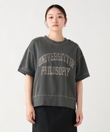 配色 ロゴ スウェット プルオーバー