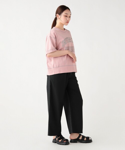 BEAMS HEART(ビームスハート)の「配色 ロゴ スウェット プルオーバー(Tシャツ/カットソー・レディース・チャコールグレー/ホワイト系その他5/ピンク・FREE)」の13枚目の写真