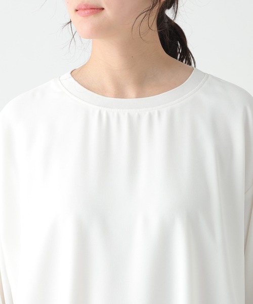 Elura（エルーラ）の「リブコンビバルーンプルオーバー/654107（Tシャツ/カットソー・レディース・ホワイト/ネイビー・FREE）」の11枚目の写真