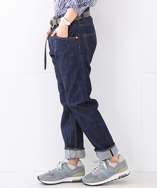 BEAMS BOY（ビームスボーイ）の「Scye / セルビッヂ ヒップガゼット 5ポケット（デニムパンツ・レディース・インディゴブルー・26inch/27inch）」の13枚目の写真