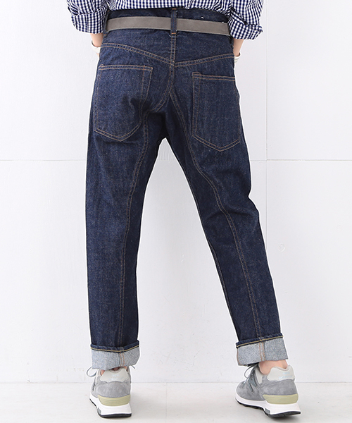BEAMS BOY（ビームスボーイ）の「Scye / セルビッヂ ヒップガゼット 5ポケット（デニムパンツ・レディース・インディゴブルー・26inch/27inch）」の12枚目の写真