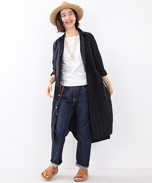 BEAMS BOY（ビームスボーイ）の「Scye / セルビッヂ ヒップガゼット 5ポケット（デニムパンツ・レディース・インディゴブルー・26inch/27inch）」の8枚目の写真