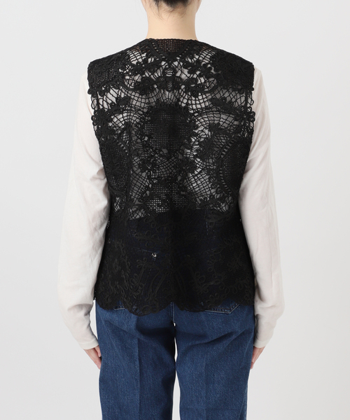 B.C STOCK（ベーセーストック）の「コード刺繍ベスト（ベスト・レディース・ブラック/ホワイト・FREE）」の22枚目の写真