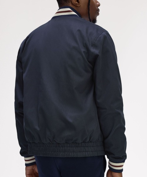 FRED PERRY（フレッドペリー）の「Twill Tennis Bomber Jacket／ツイルテニスボンバージャケット（ブルゾン・メンズ・ネイビー・XL/S/M/L）」の3枚目の写真