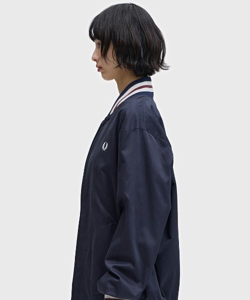 FRED PERRY（フレッドペリー）の「Twill Tennis Bomber Jacket／ツイルテニスボンバージャケット（ブルゾン・メンズ・ネイビー・XL/S/M/L）」の14枚目の写真