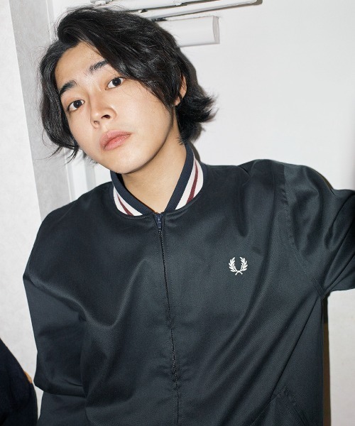 FRED PERRY（フレッドペリー）の「Twill Tennis Bomber Jacket／ツイルテニスボンバージャケット（ブルゾン・メンズ・ネイビー・XL/S/M/L）」の21枚目の写真