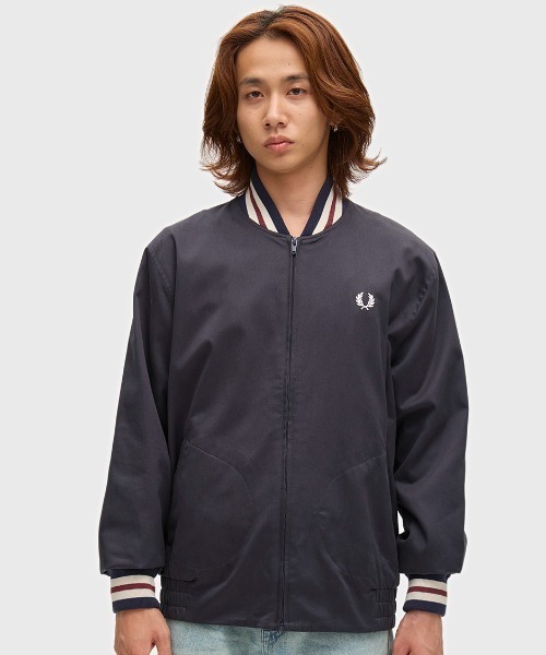 FRED PERRY(フレッドペリー)の「Twill Tennis Bomber Jacket/ツイルテニスボンバージャケット(ブルゾン・メンズ・ネイビー・XL/S/M/L)」の17枚目の写真
