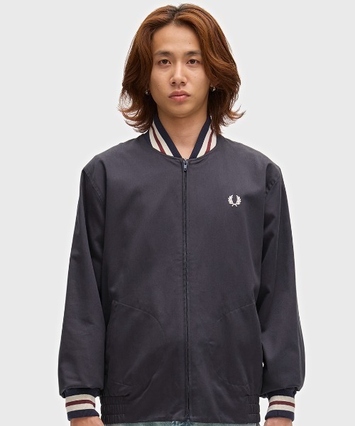 FRED PERRY(フレッドペリー)の「Twill Tennis Bomber Jacket/ツイルテニスボンバージャケット(ブルゾン・メンズ・ネイビー・XL/S/M/L)」の19枚目の写真