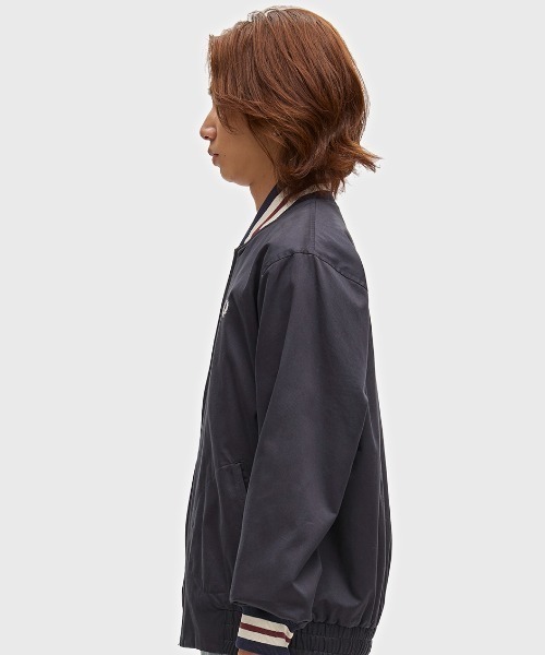 FRED PERRY(フレッドペリー)の「Twill Tennis Bomber Jacket/ツイルテニスボンバージャケット(ブルゾン・メンズ・ネイビー・XL/S/M/L)」の20枚目の写真