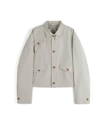 SECONDMONO（セカンドモノローグ）の「ミリタリーポケットクロップジャケットライトベージュ SEJK005L.BEIGE（ブルゾン）」