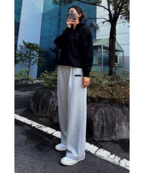 URBANAGE(アーバンエイジ)の「デイリースタンダードワイドパンツクリーム(スウェットパンツ・レディース・その他・X-LARGE/MEDIUM/LARGE)」の5枚目の写真