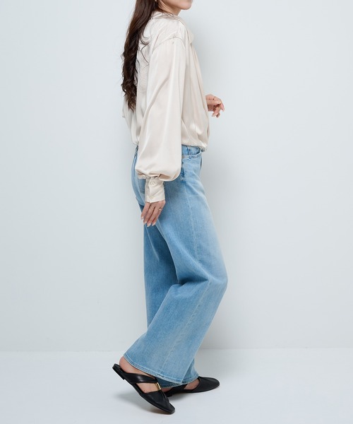 REMME(レメ)の「【REMME】シープレザーフラットサンダル ZH-250719-SO(サンダル・レディース・オフホワイト/ブラック・38/37/36/39)」の7枚目の写真