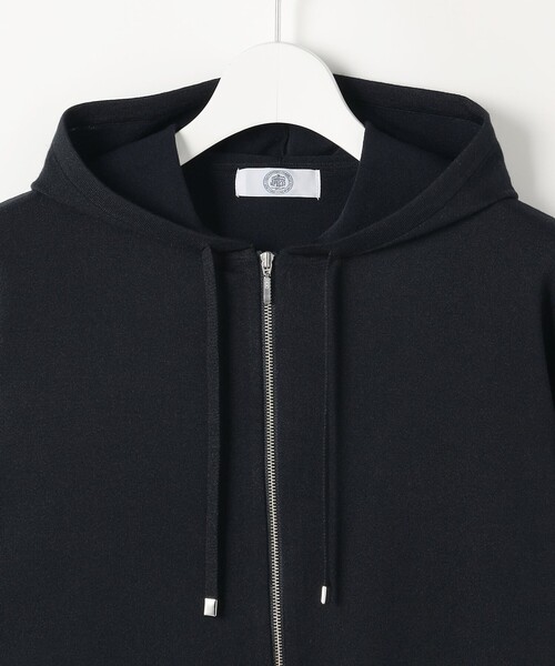 J.PRESS Ladies（J.プレス レディス）の「【冷房対策に】Hood Cardigan ニット パーカー（カーディガン/ボレロ・レディース・ベージュ系/アイボリー系/ネイビー系・SMALL）」の12枚目の写真