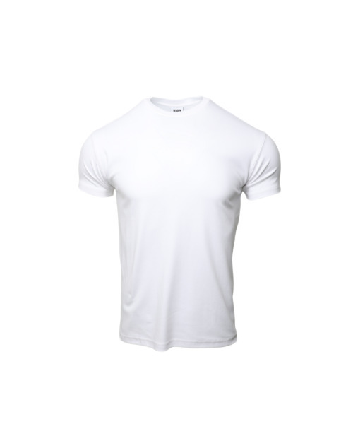 LEADEN（リーデン）の「無地マッスルフィット半袖Tシャツ[ホワイト]（Tシャツ/カットソー・メンズ・その他・MEDIUM/LARGE/2XL/X-LARGE）」の2枚目の写真