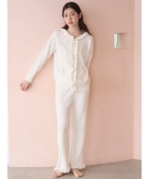 SNIDEL HOME | ニットフリルロングパンツ(ルームウェア/パジャマ)