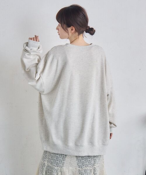 RETRO GIRL（レトロガール）の「カレッジロゴトレーナー（スウェット・レディース・グリーン/ホワイト系その他/ブルー・FREE）」の14枚目の写真