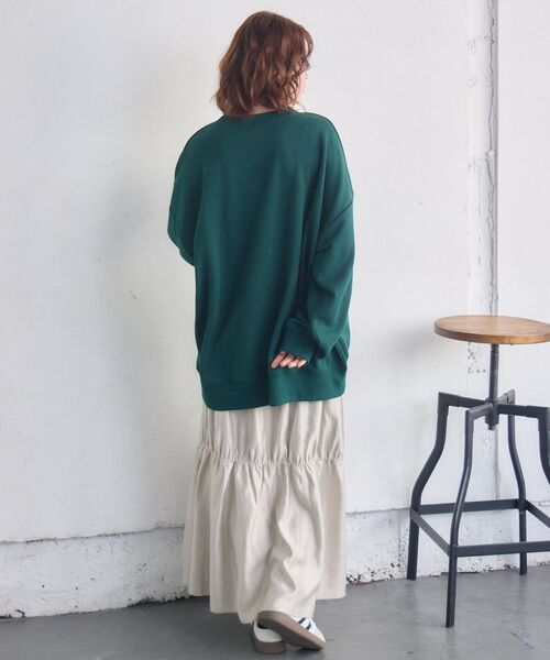 RETRO GIRL（レトロガール）の「カレッジロゴトレーナー（スウェット・レディース・グリーン/ホワイト系その他/ブルー・FREE）」の19枚目の写真