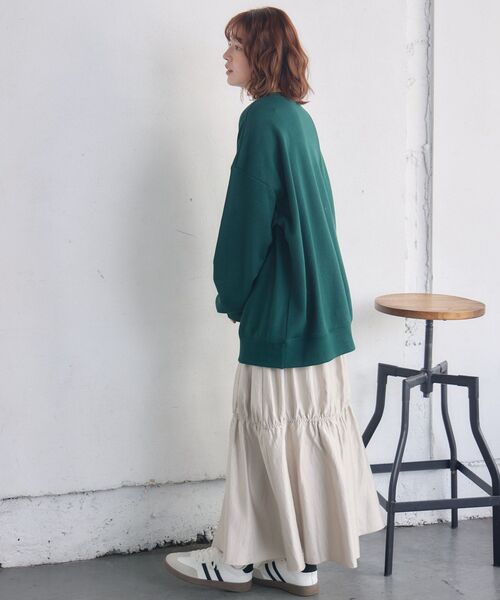 RETRO GIRL（レトロガール）の「カレッジロゴトレーナー（スウェット・レディース・グリーン/ホワイト系その他/ブルー・FREE）」の20枚目の写真