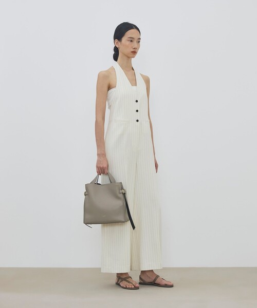 VIOLAd'ORO（ヴィオラドーロ）の「VIOLAd'ORO TRERO サイドベルト トートバッグ（トートバッグ・レディース・ブラック/ライトグレー・FREE）」の3枚目の写真