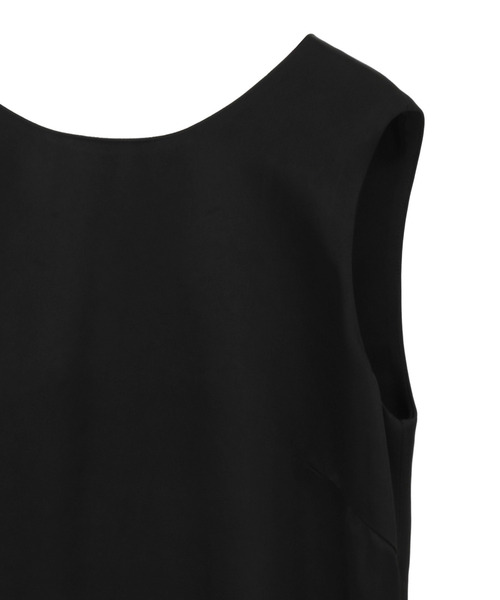 【l’heritage martinique/レリタージュ マルティニーク】ヘヴィーサテンサックドレス