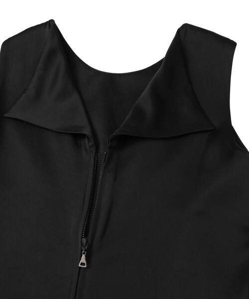 【l’heritage martinique/レリタージュ マルティニーク】ヘヴィーサテンサックドレス