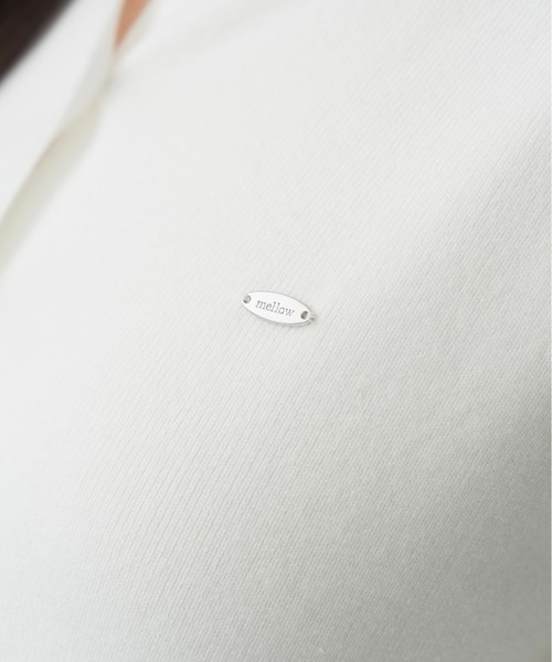 mellowneon（メロウネオン）の「ペプラムフリルニットカーディガン（ニット/セーター・レディース・アイボリー・FREE）」の16枚目の写真