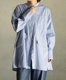 BITTOKO（ビットコ）の「デザインスタンドカラーブラウス（シャツ/ブラウス）」