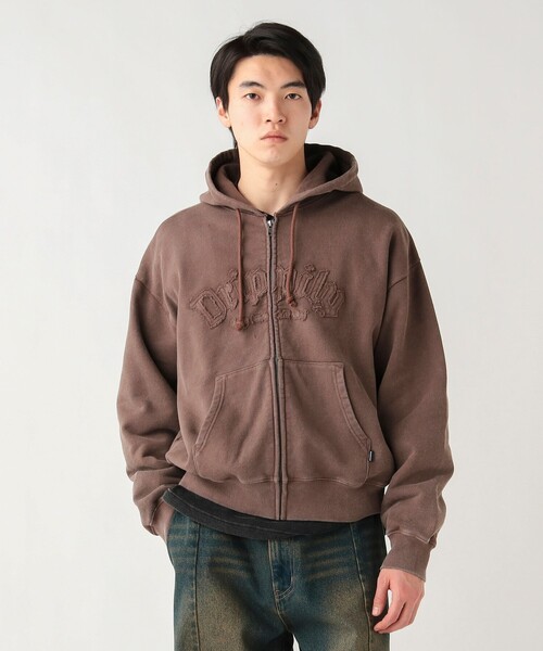 BEAMS HEART(ビームスハート)の「【5/21値下げ】スノーウォッシュ アップリケ フルジップパーカー(パーカー・メンズ・ブラウン/ブラック/その他・SMALL/MEDIUM/LARGE)」の5枚目の写真