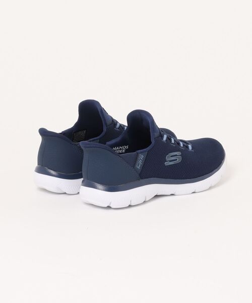 SKECHERS(スケッチャーズ)の「SKECHERS スケッチャーズ SWIFT FIT スウィフトフィット PURE GENIUS-PURE VIBES【超軽量】レディーススニーカー(ピュアジーニアス)(スニーカー・レディース・ネイビー・22.5cm/23.0cm/23.5cm/24.0cm/24.5cm/25.0cm/25.5cm/26.0cm)」の2枚目の写真