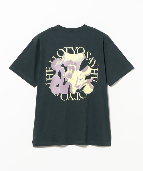 SAYHELLO(セイハロー)の「SAYHELLO / Aki Tee(Tシャツ/カットソー・メンズ・インディゴブルー・XL/M/L)」の4枚目の写真