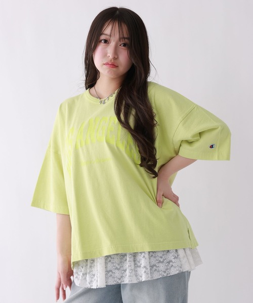 セール】【champion】アーチロゴルーズT（Tシャツ/カットソー