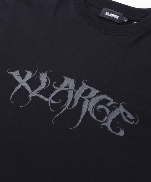 XLARGE(エクストララージ)の「RAGE LOGO S/S TEE(Tシャツ/カットソー・メンズ・ブラック/ブルー/グリーン・S/M/L/XL)」の12枚目の写真
