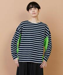 ボーダー」に該当するTシャツ/カットソー（ブルー・ネイビー/青色系