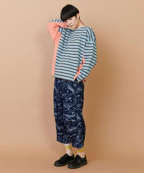 FRAPBOIS（フラボア）の「バスクボーダー カットソー（Tシャツ/カットソー・レディース・ホワイト/ネイビー/ブルー・1/2）」の19枚目の写真