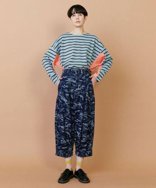 FRAPBOIS（フラボア）の「バスクボーダー カットソー（Tシャツ/カットソー・レディース・ホワイト/ネイビー/ブルー・1/2）」の16枚目の写真