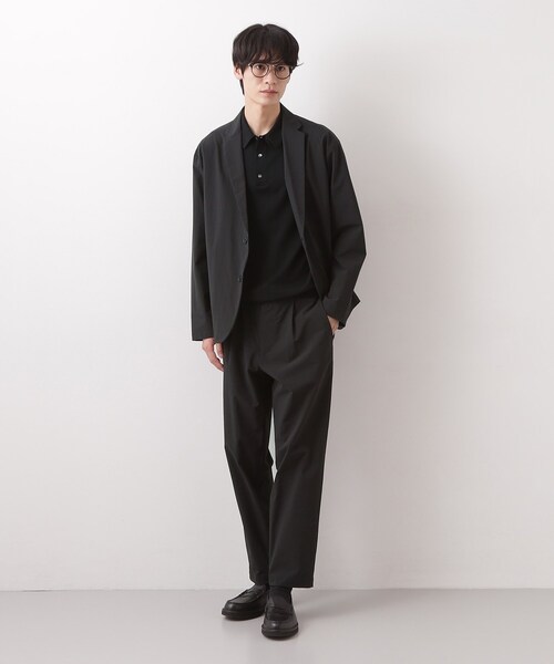 THE SHOP TK （ザ ショップ ティーケー ）の「《KURO》コーデュラナイロン  テーパードパンツ セットアップ可／防シワ／撥水／ストレッチ（その他パンツ・メンズ・ブラック・04/03/02/01）」の9枚目の写真