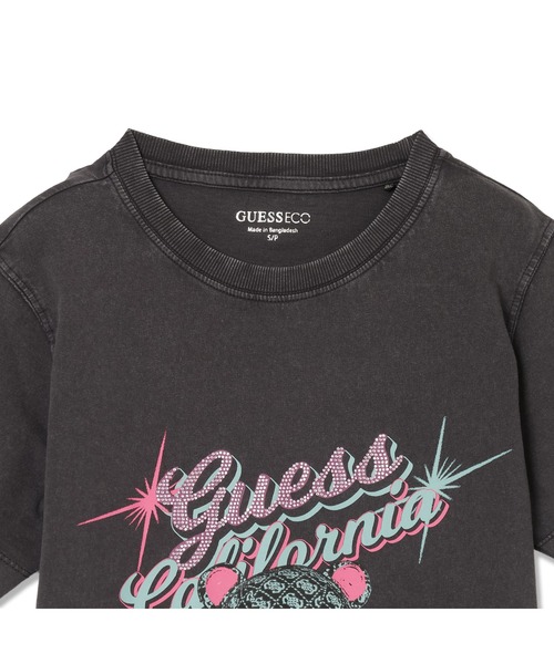 Guess（ゲス）の「Short Sleeves Crew Neck GUESS Bear Tee Tシャツ（Tシャツ/カットソー・レディース・ブラック・SMALL/MEDIUM/X-SMALL）」の3枚目の写真