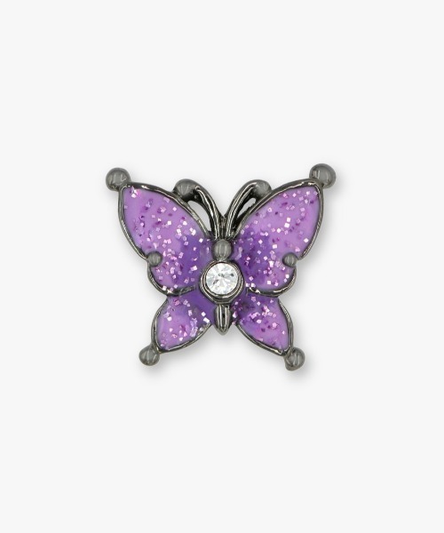ANNA SUI(アナスイ)の「蝶モチーフ ピアス(ピアス(両耳用)・レディース・パープル/ピンク・FREE)」の6枚目の写真