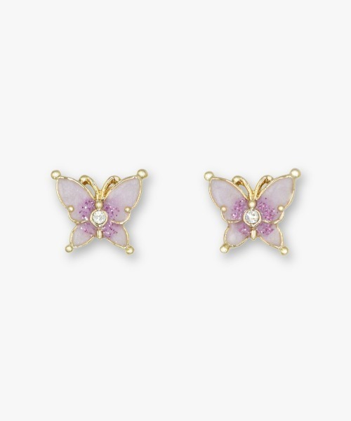 ANNA SUI(アナスイ)の「蝶モチーフ ピアス(ピアス(両耳用)・レディース・パープル/ピンク・FREE)」の8枚目の写真