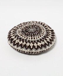 CHAMULA（チャムラ）の「＜CHAMULA＞ FAIR ISLE CAP/ベレー（ハンチング/ベレー帽）」