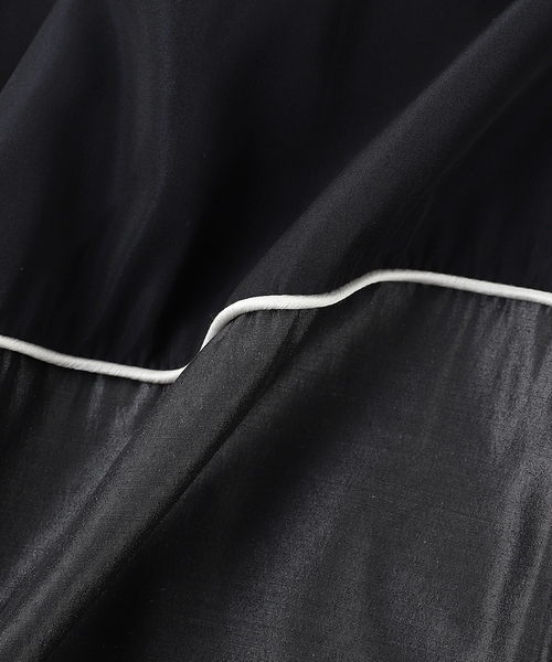 BAYCREW'S DEPO（ベイクルーズデポ）の「DAIRIKU / ダイリク "Tom" Silk-PE Training Jacket（ナイロンジャケット・メンズ・ブラック/ネイビー・MEDIUM/LARGE）」の7枚目の写真