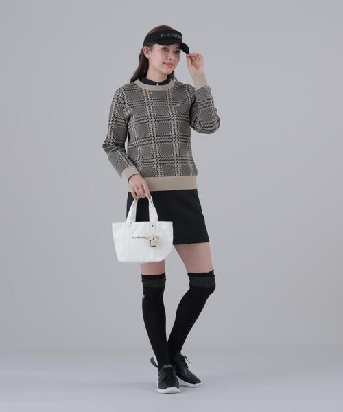 St ANDREWS(セントアンドリュース)の「【St ANDREWS】テディベアカートバッグ(トートバッグ・レディース・ホワイト/ネイビー/グリーン系その他2・FREE)」の5枚目の写真