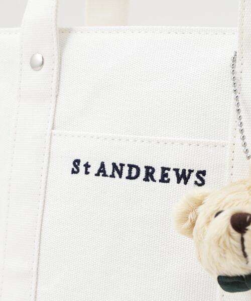St ANDREWS(セントアンドリュース)の「【St ANDREWS】テディベアカートバッグ(トートバッグ・レディース・ホワイト/ネイビー/グリーン系その他2・FREE)」の10枚目の写真