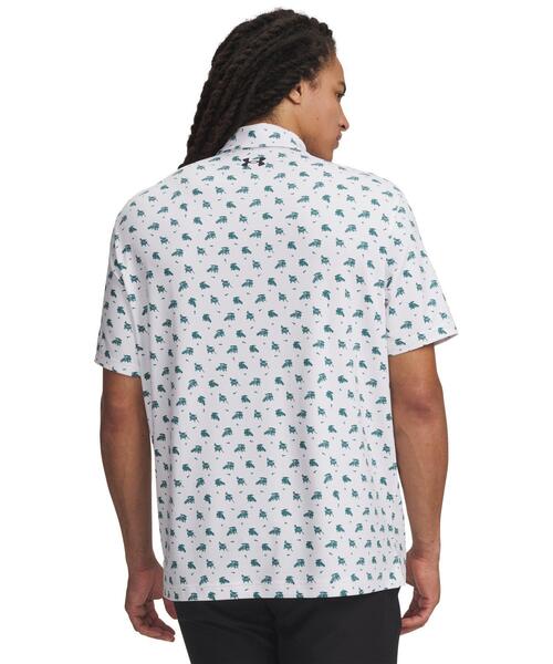 UNDER ARMOUR(アンダーアーマー)の「UAプレーオフ3.0 プリント ポロ(ゴルフ/メンズ)(ポロシャツ・メンズ・ホワイト系その他・L/M/XL/S/3XL/2XL)」の2枚目の写真