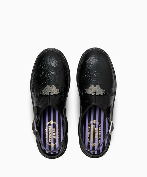 ANNA SUI(アナスイ)の「CONVERSE WEAPON PLTS CLG OX / ANNA SUI BLACK/PURPLE(スニーカー・レディース・ブラック・23cm/25cm/24.5cm/24cm/23.5cm)」の6枚目の写真