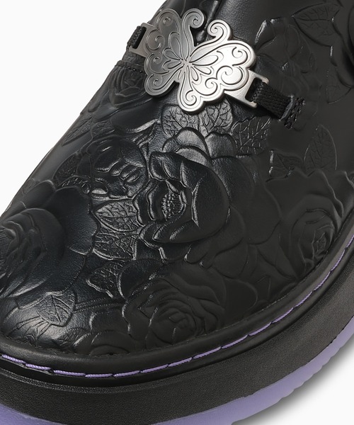 ANNA SUI(アナスイ)の「CONVERSE WEAPON PLTS CLG OX / ANNA SUI BLACK/PURPLE(スニーカー・レディース・ブラック・23cm/25cm/24.5cm/24cm/23.5cm)」の9枚目の写真